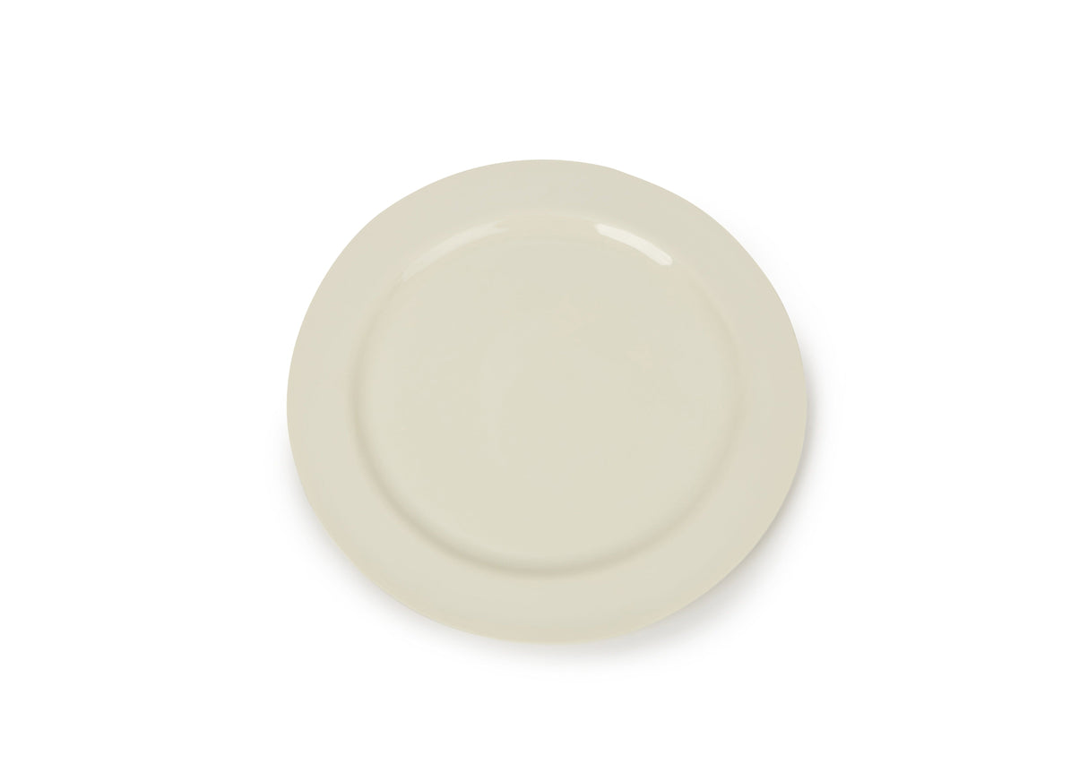 Onda Plate-White from French Presse Linens