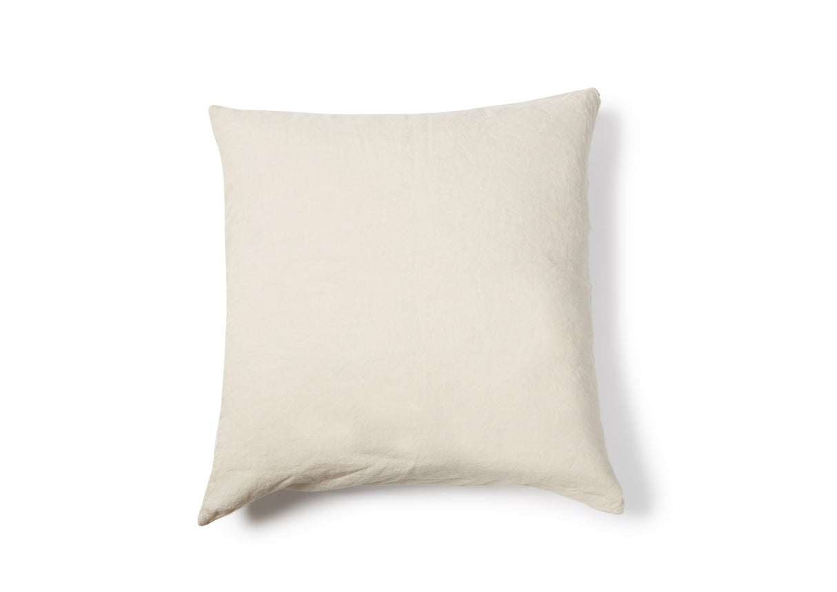 Washed Linen Cushion Cover-Natural from French Presse Linens
