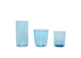 Handblown Tumbler-Aqua from French Presse Linens