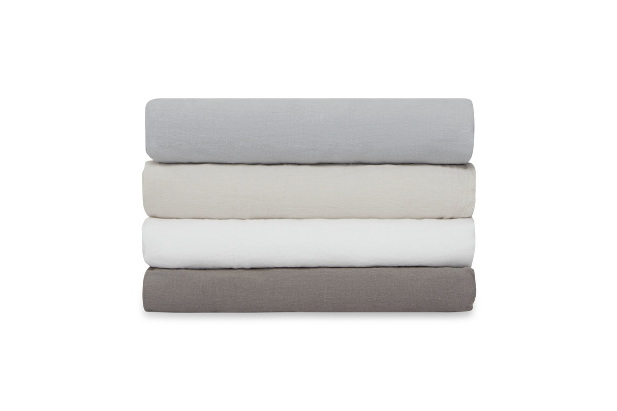 Washed Linen Duvet Cover from French Presse Linens