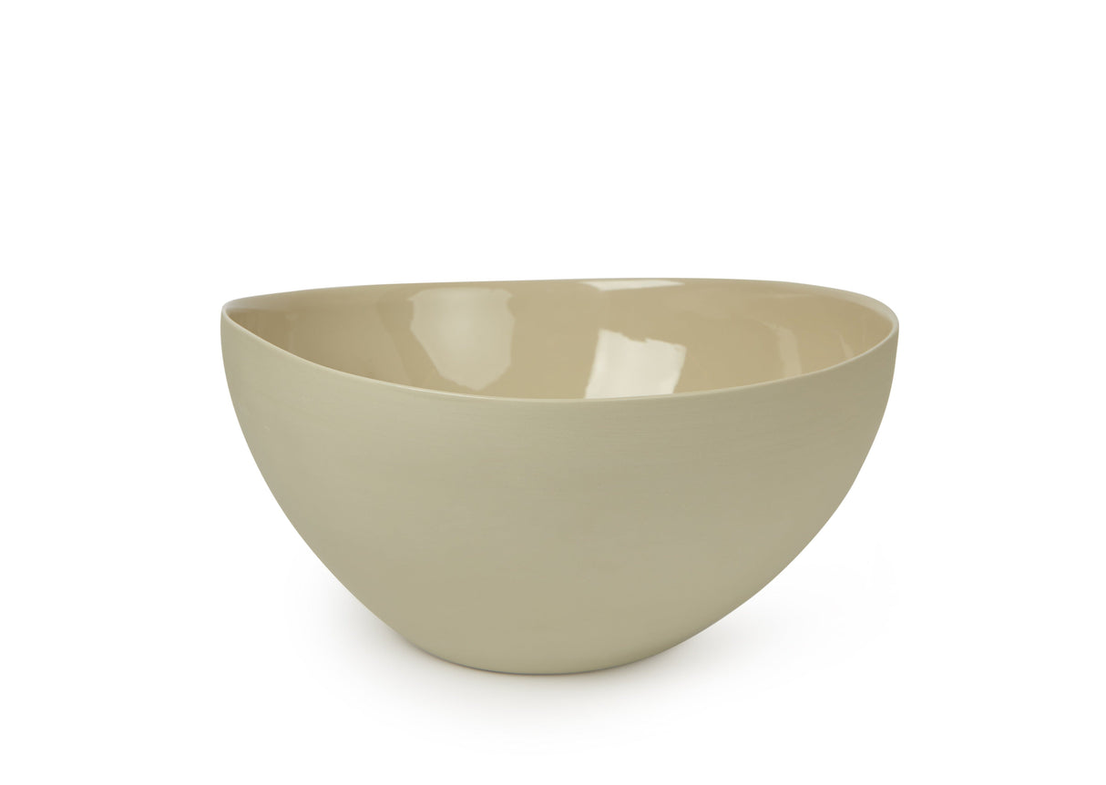 Onda Serving Bowl-Bone from French Presse Linens