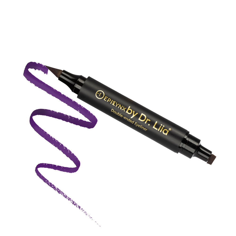 Double Ended Liquid Eyeliner for Winged Look from Epilynx Skincare and Cosmetics