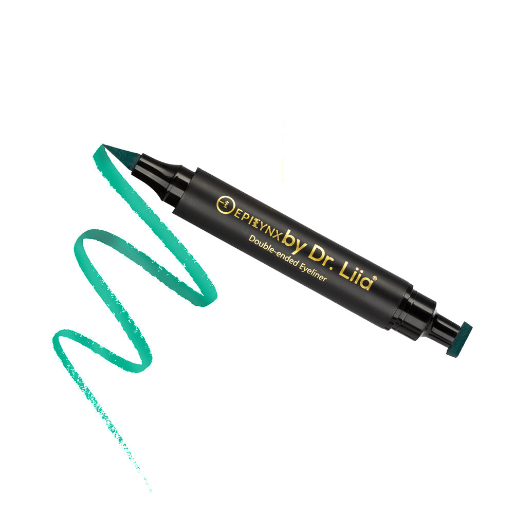 Double Ended Liquid Eyeliner for Winged Look from Epilynx Skincare and Cosmetics