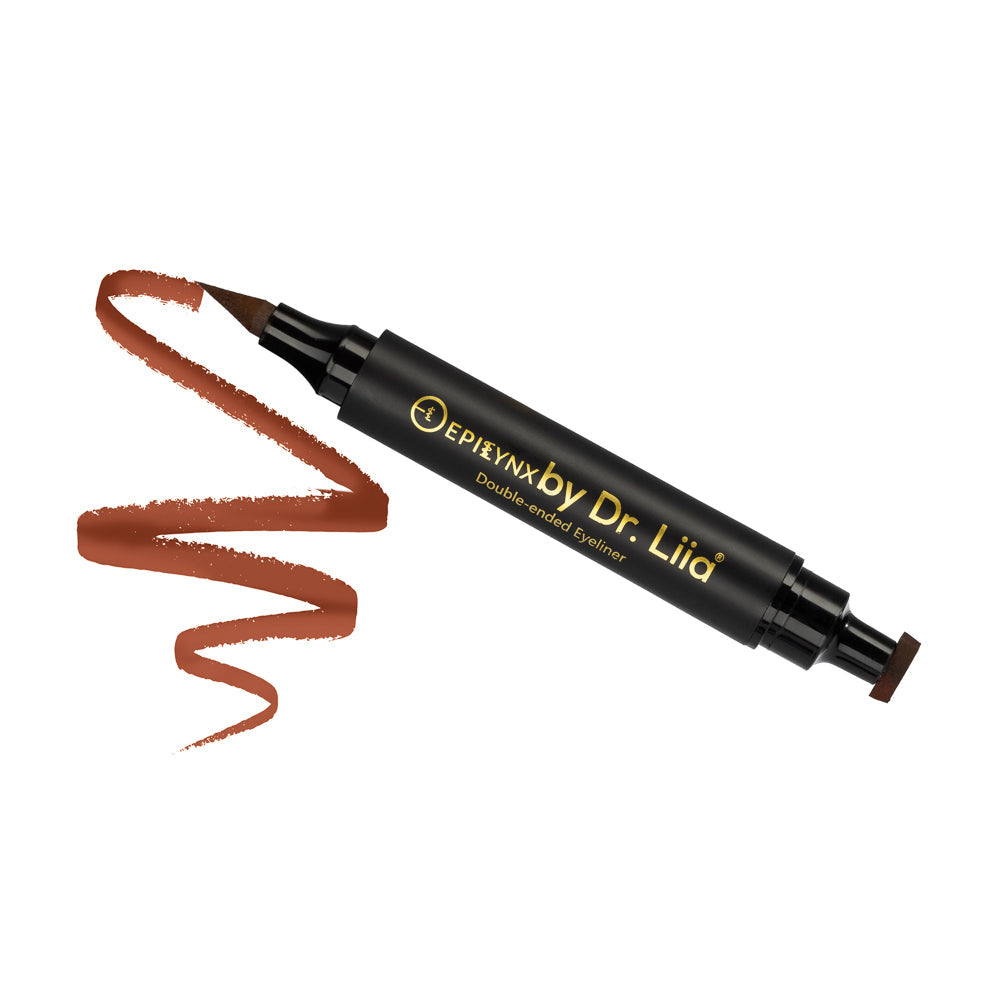 Double Ended Liquid Eyeliner for Winged Look from Epilynx Skincare and Cosmetics
