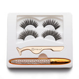 Natural False Eyelashes - No Glue Black Eyeliner and Lashes Kit from Epilynx Skincare and Cosmetics