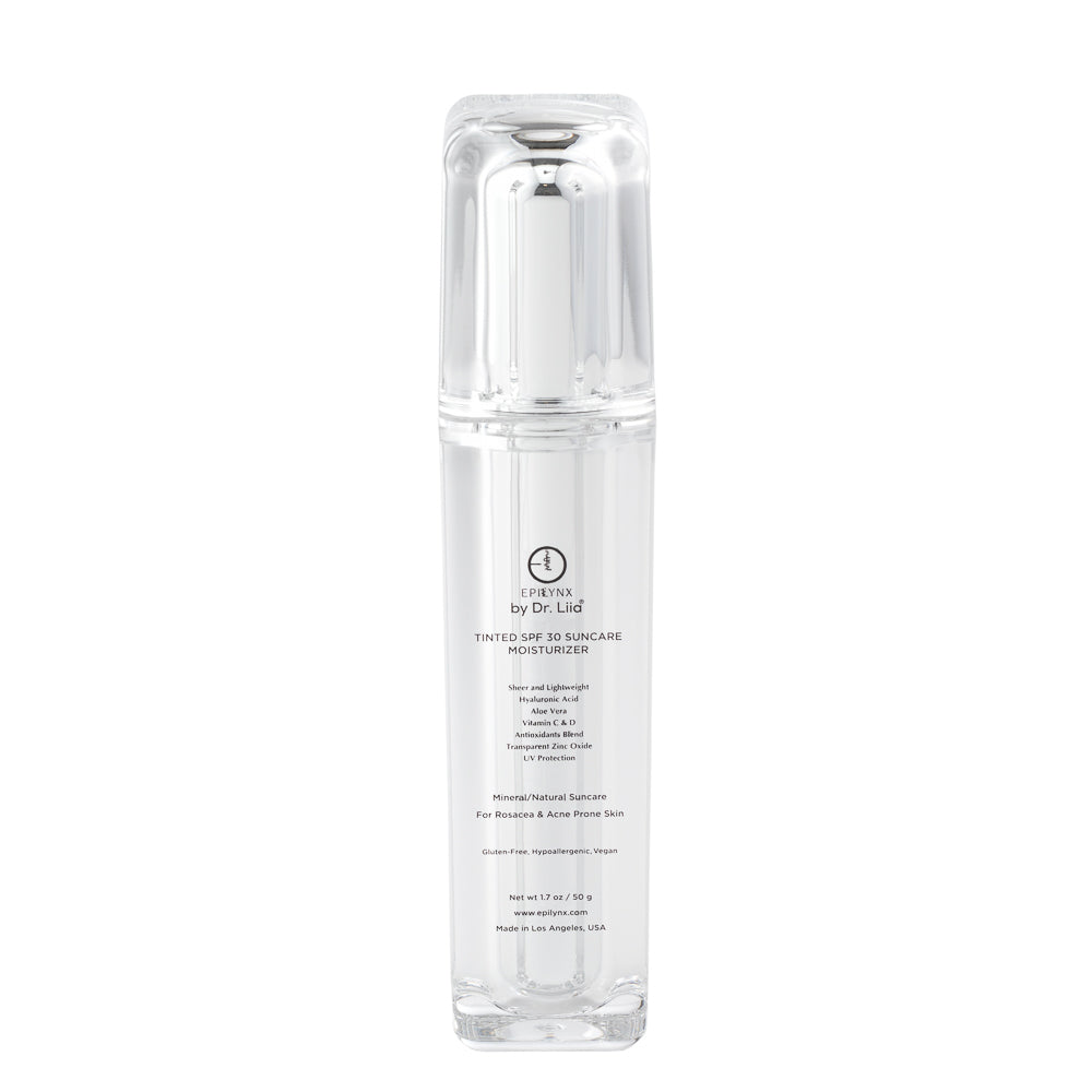 Tinted, Dewy Moisturizer for Sensitive Skin & Suncare with SPF 30 from Epilynx Skincare and Cosmetics