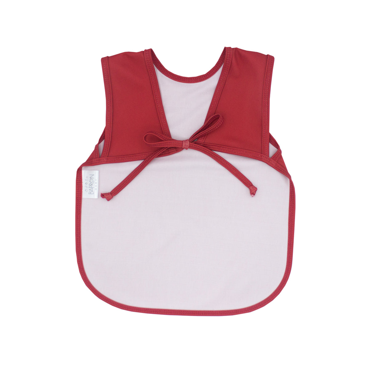 Solid Cranberry Minimalist Bapron from BapronBaby