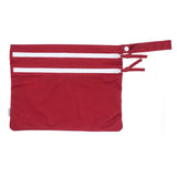 Solid Cranberry Minimalist - Waterproof Wet Bag (For mealtime, on-the-go, and more!) from BapronBaby