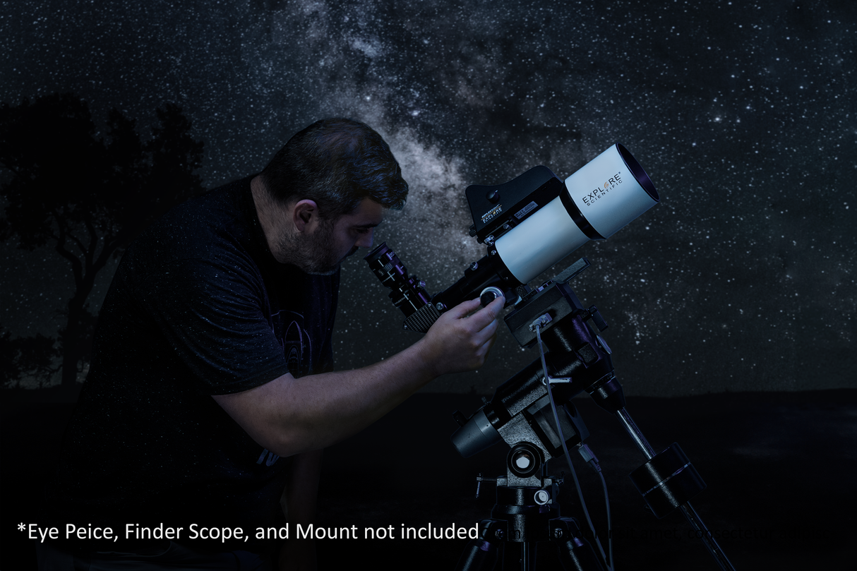 Explore Scientific ED80 Essential Series Air-Spaced Triplet Refractor Telescope - ES-ED0806-02 from Explore Scientific
