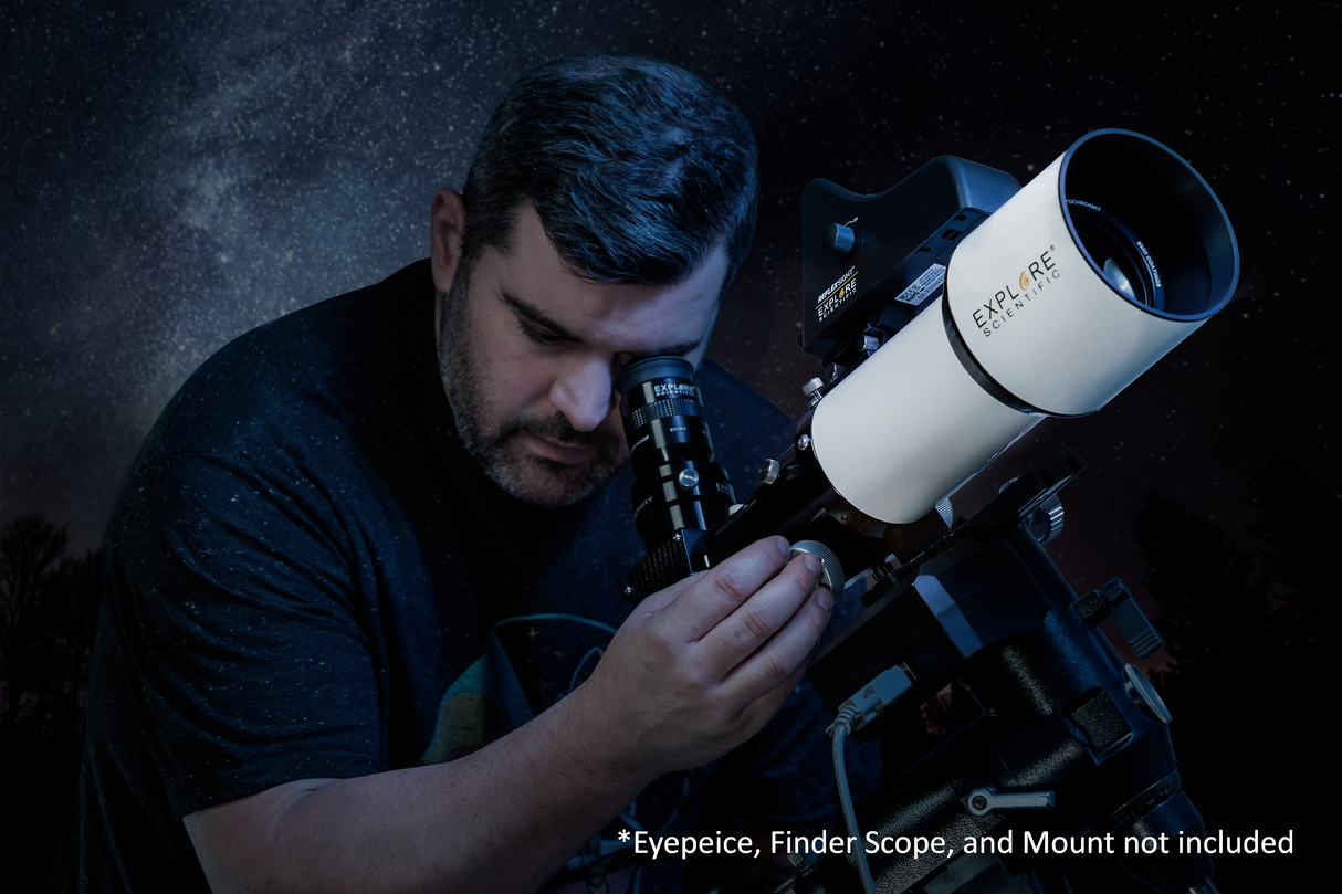 Explore Scientific ED80 Essential Series Air-Spaced Triplet Refractor Telescope - ES-ED0806-02 from Explore Scientific