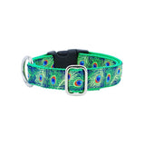 Paradise Found Navy Essential Buckle Martingale Dog Collar From 2 Hounds Design