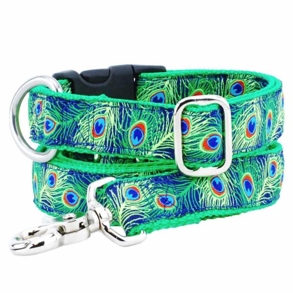 Paradise Found Navy Essential Buckle Martingale Dog Collar From 2 Hounds Design