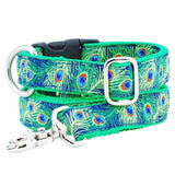 Paradise Found Navy Essential Buckle Martingale Dog Collar From 2 Hounds Design