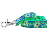 1″ Paradise Found Navy Ribbon Dog Leash from 2 Hounds Design