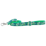 1″ Paradise Found Navy Ribbon Dog Leash from 2 Hounds Design