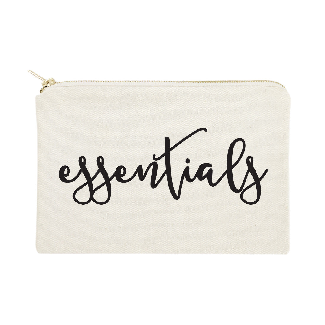 Essentials Travel Cotton Canvas Cosmetic Bag from The Cotton & Canvas Co.