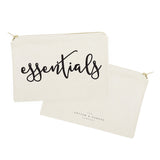 Essentials Travel Cotton Canvas Cosmetic Bag from The Cotton & Canvas Co.