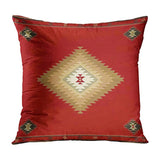 Red Rustic Aztec Cushion Covers from Moderny