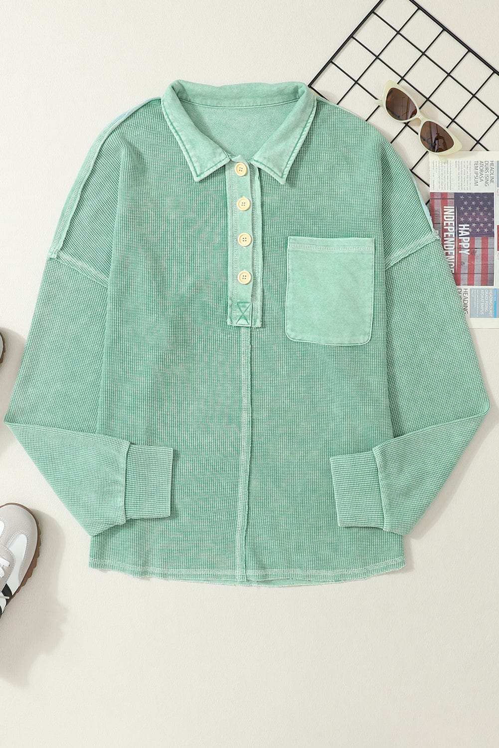 Autumn Plaid Shirt Jacket from MsDressly