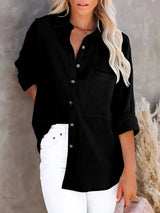 Black and White Checkered Shirt Jacket from MsDressly