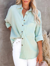 Black and White Checkered Shirt Jacket from MsDressly