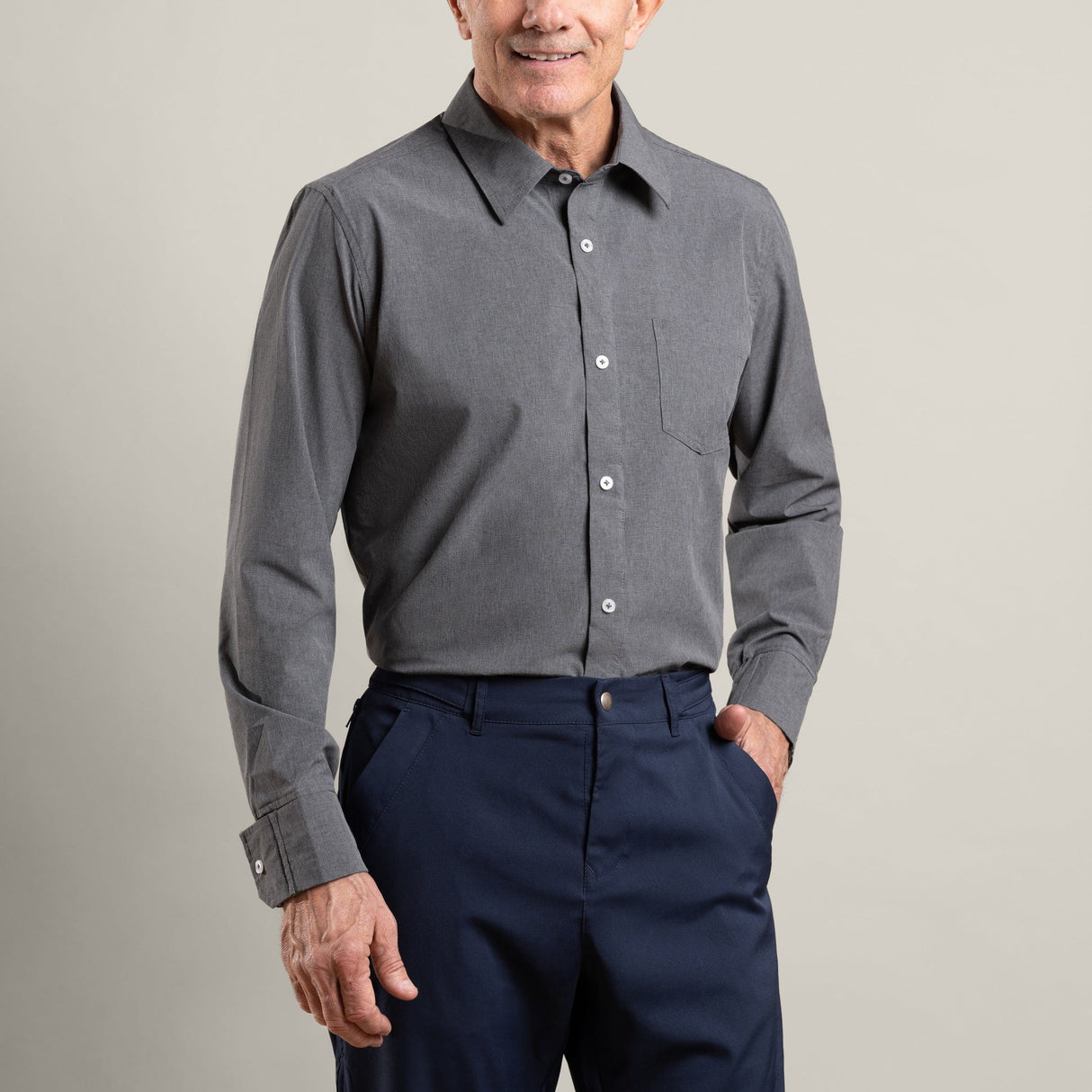 Everyday Magnetic Button-Down for Men | Tailored-Fit from Joe & Bella