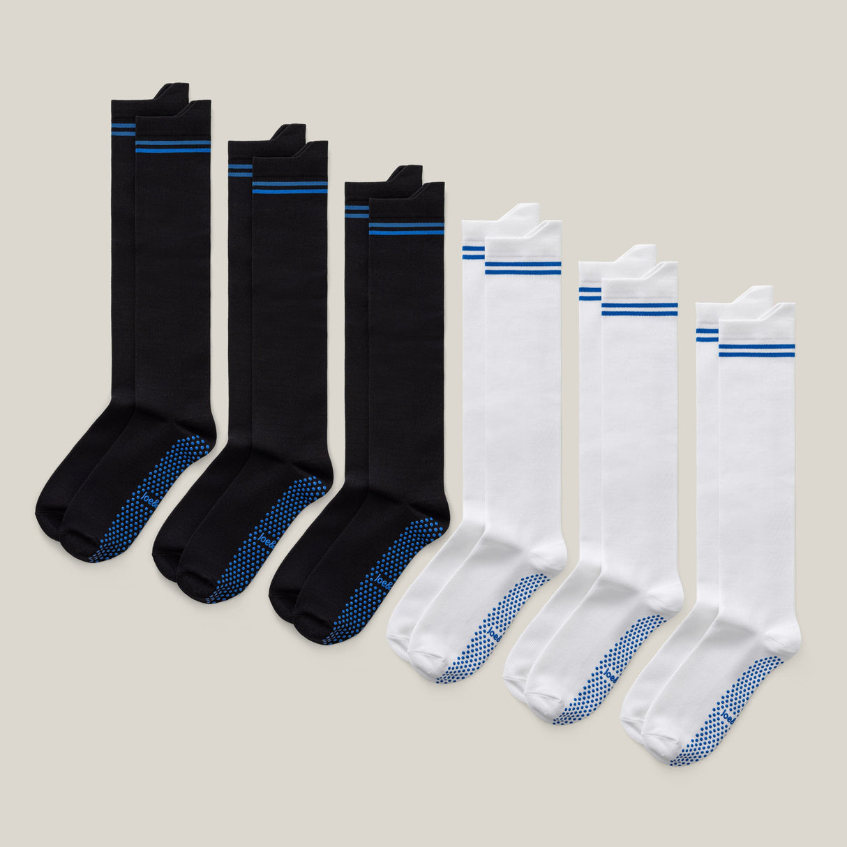 Big-Grip No-Slip Compression Socks: 3-Pack from Joe & Bella