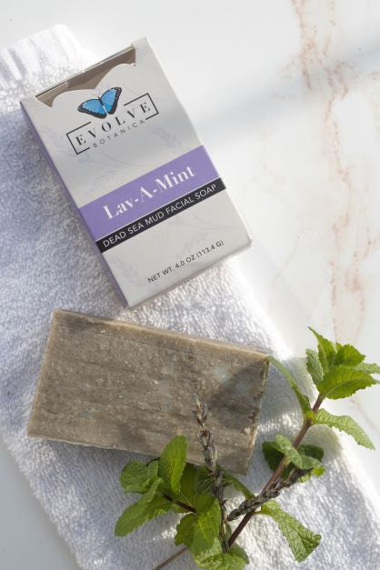 Standard Soap - Lav-A-Mint Dead Sea Mud (Facial Soap) from Evolve Botanica