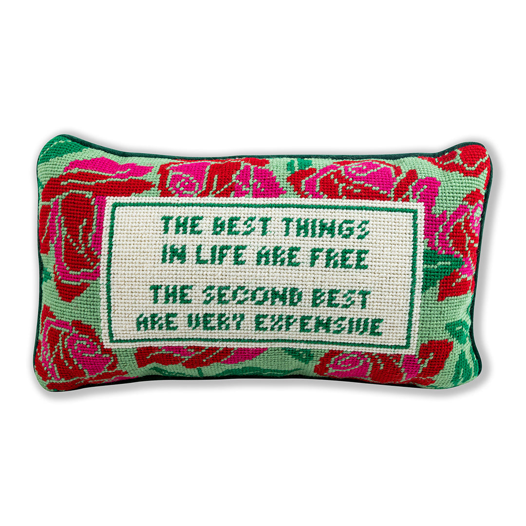 Expensive Needlepoint Pillow from Furbish Studio