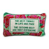 Expensive Needlepoint Pillow from Furbish Studio