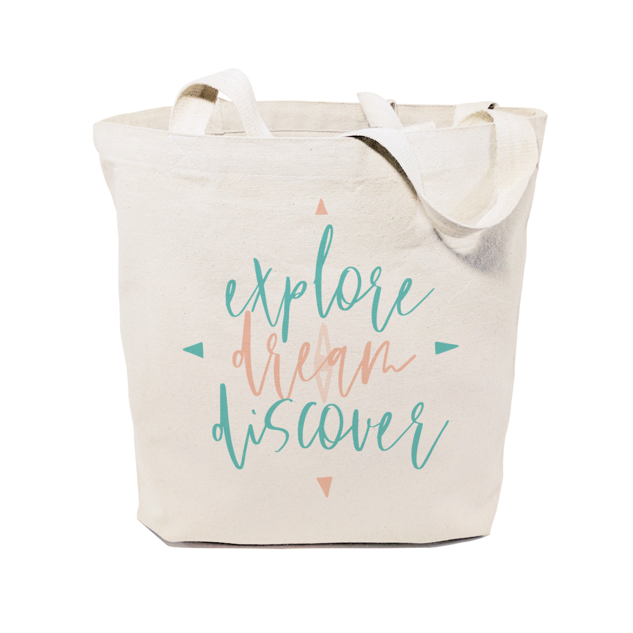 Explore. Dream. Discover Cotton Canvas Tote Bag from The Cotton & Canvas Co.