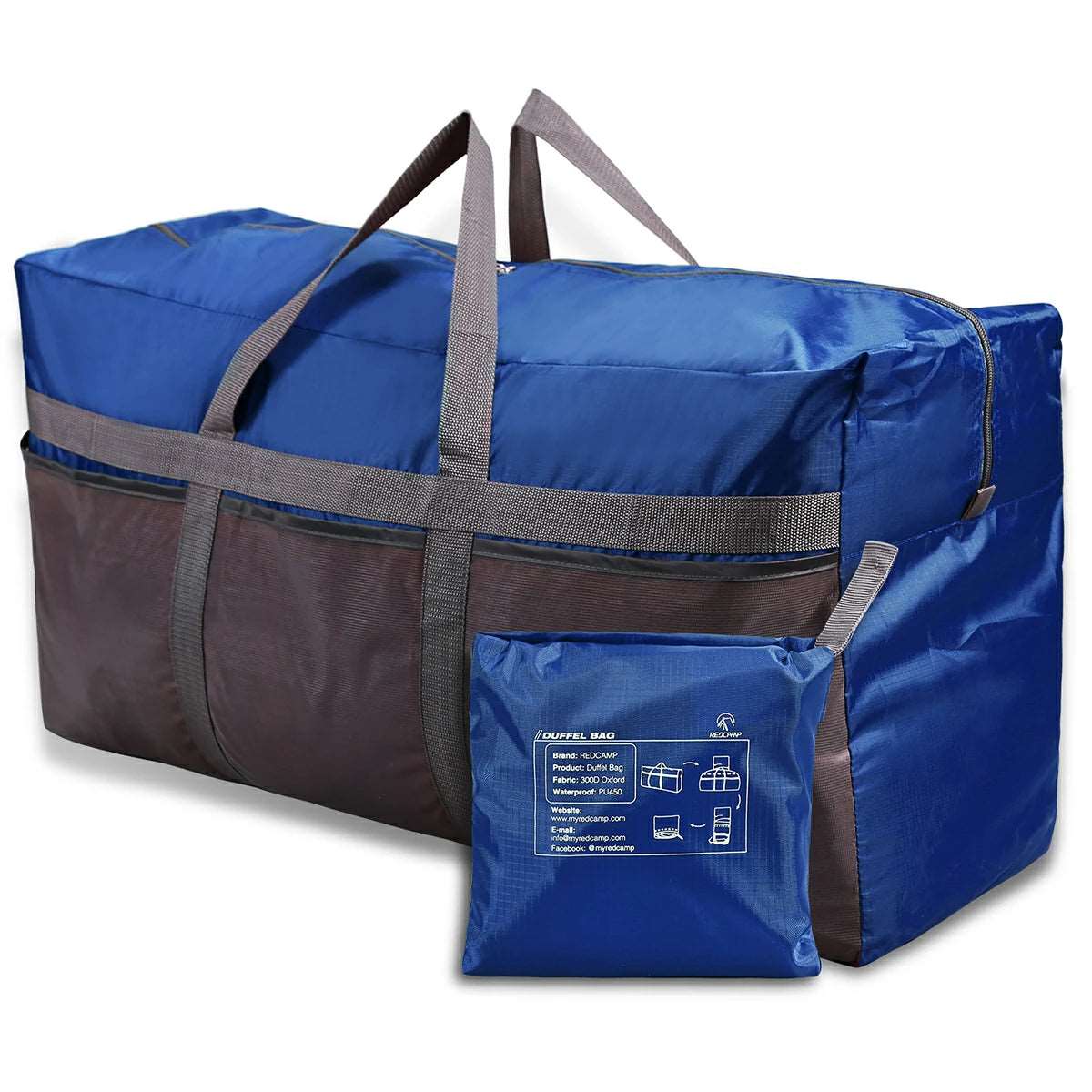 Large Foldable Travel Bag Lightweight Sports Bag 60/75/96L/100L From Redcamp