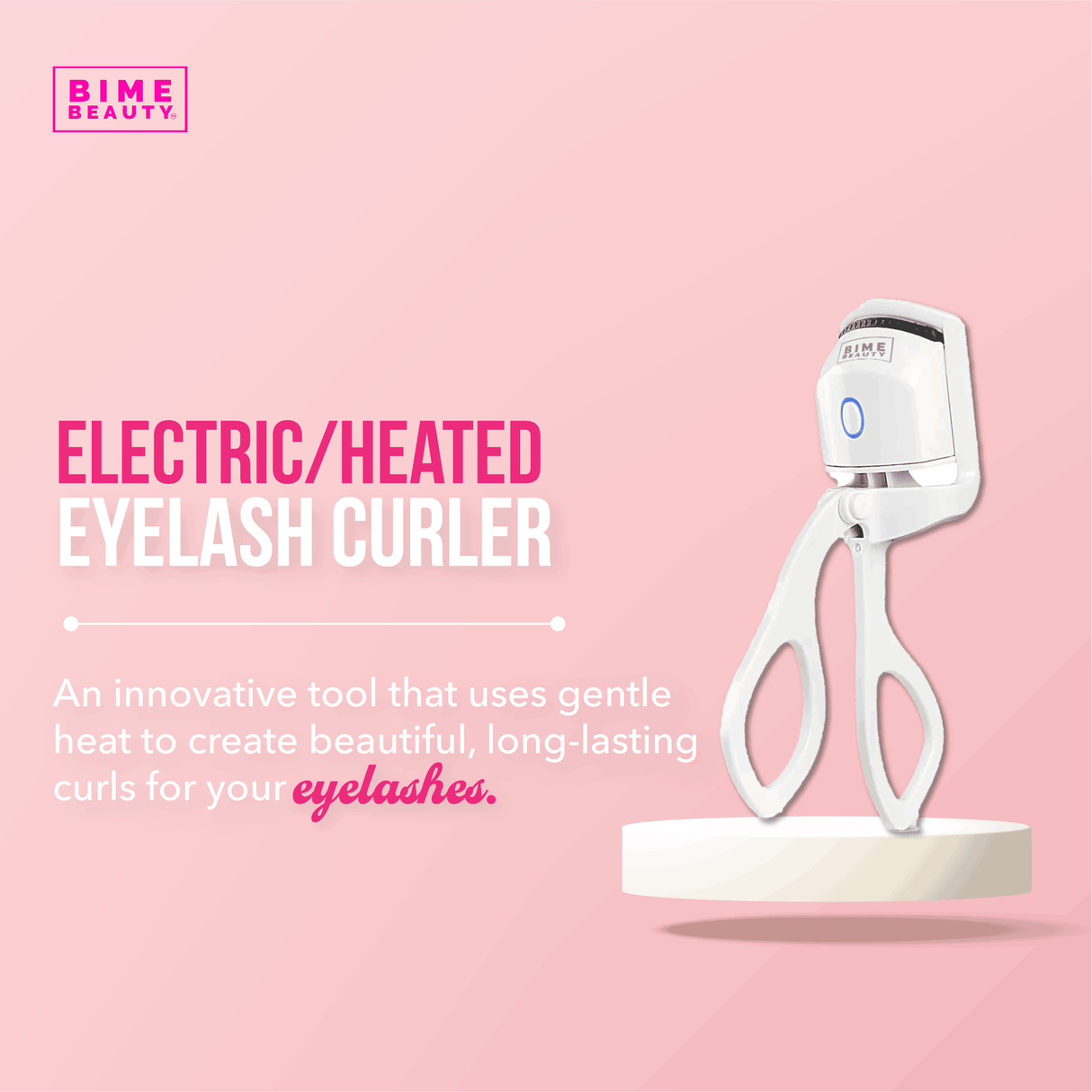 Electric Hot Heated Eyelash Curler From BimeBeauty