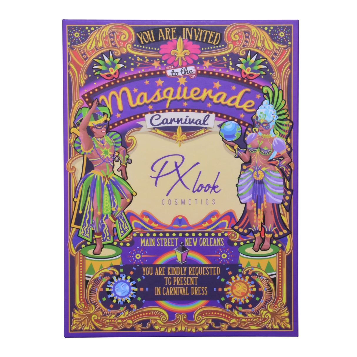Masquerade Carnival Eyeshadow Palette From Prolux Cosmetics
