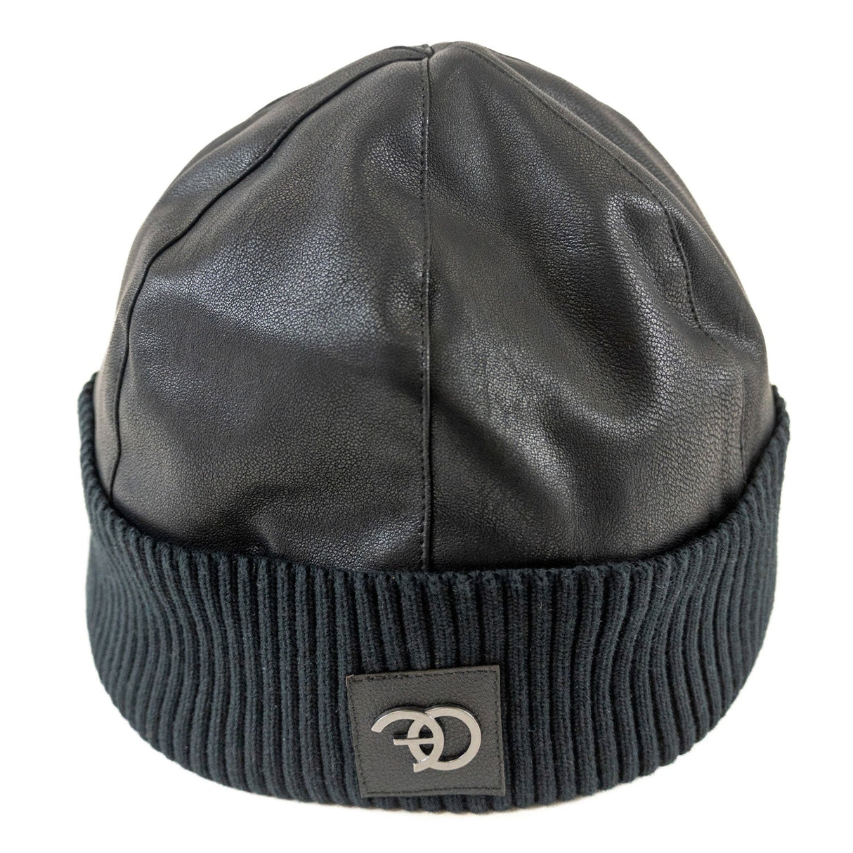 F009 Frost Adam Beanie -  Black from Makobi Jeans USA