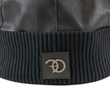 F009 Frost Adam Beanie -  Black from Makobi Jeans USA