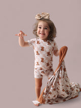 COZY BEAR DREAM SHORT SET from DREAM BIG LITTLE CO