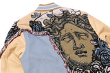 F1034 Cashay Varsity Jacket - Blue From Makobi Jeans USA