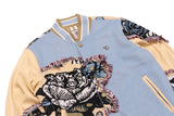 F1034 Cashay Varsity Jacket - Blue From Makobi Jeans USA
