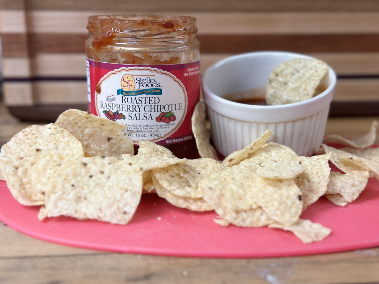 Stello Foods - Rosie's Roasted Raspberry Chipotle Salsa 16 oz from Stello Foods