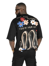 F154 GOAT Crop Tee - Black From Makobi Jeans USA