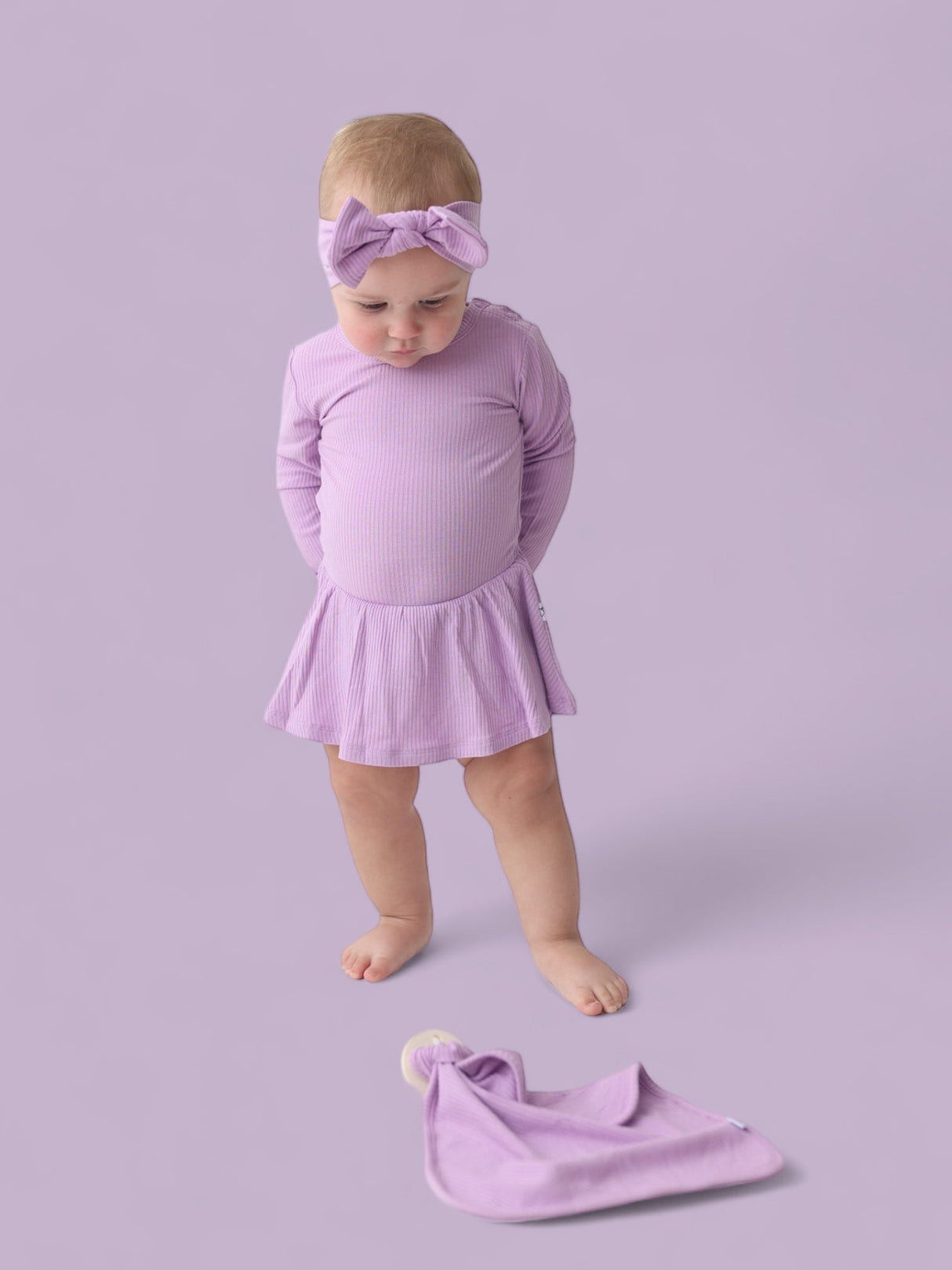 AMETHYST RIB DREAM BODYSUIT DRESS from DREAM BIG LITTLE CO