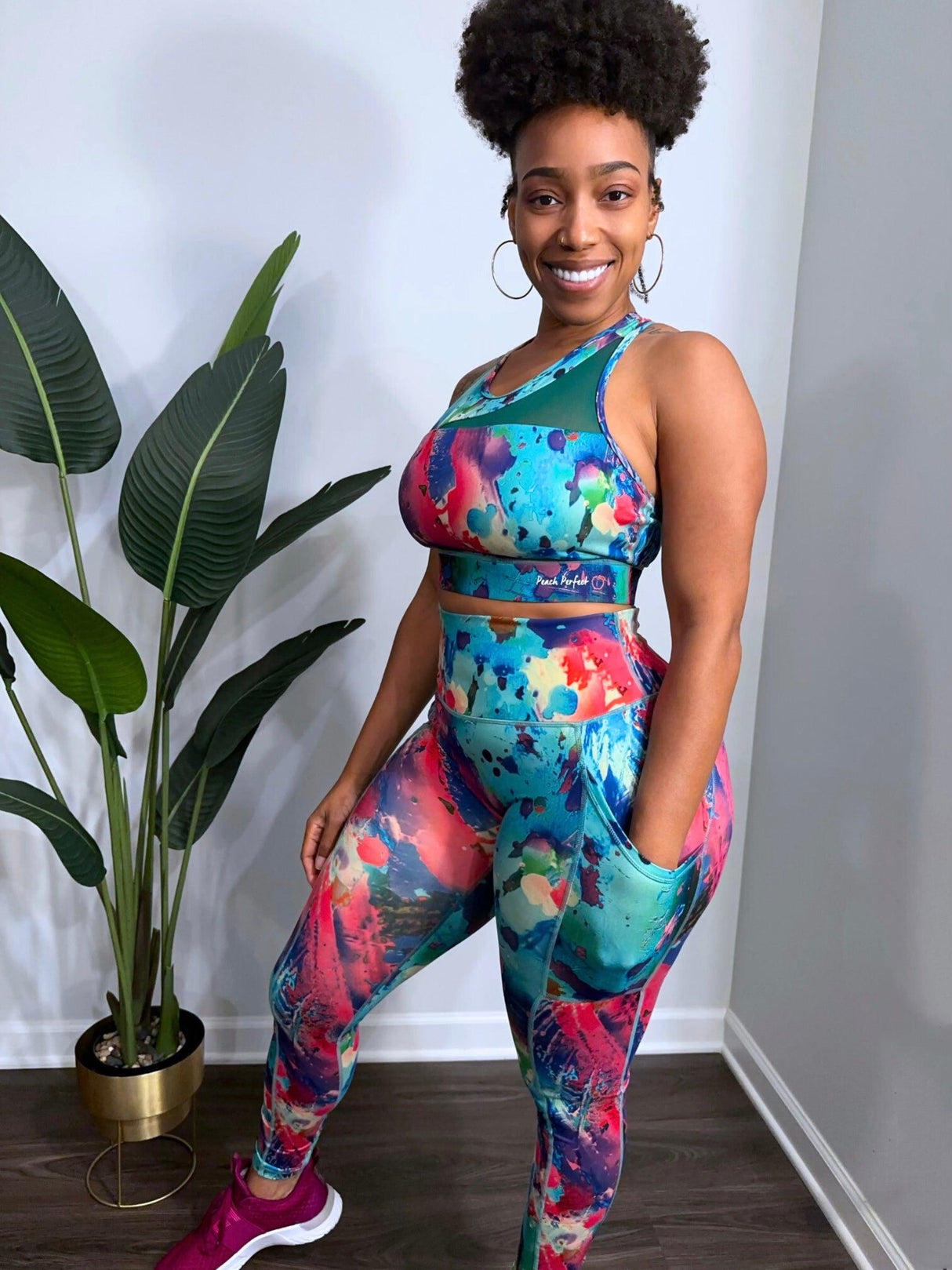 Picasso Workout Leggings from Peach Perfect