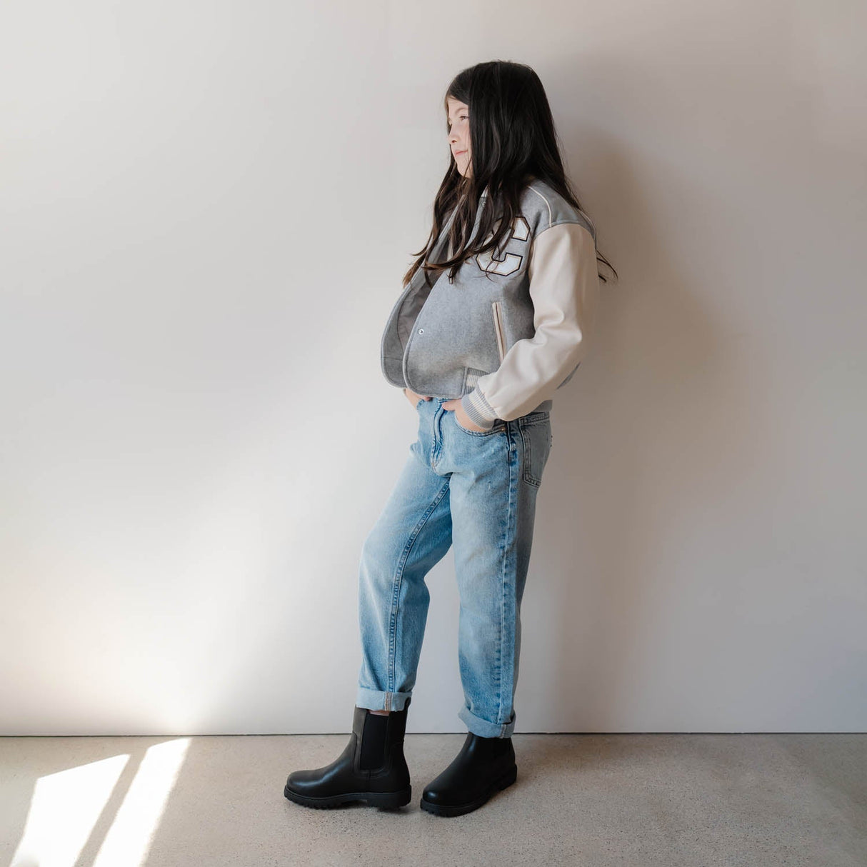 Miss Chelsea Boot in Black - Kids from Yosi Samra