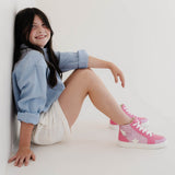 Miss Hannah Sneaker in Hot Pink - Kids from Yosi Samra