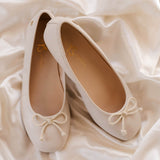 Miss Sadie Ballet Flat in Bone - Kids from Yosi Samra