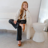 Miss Sadie Ballet Flat in Tan - Kids from Yosi Samra
