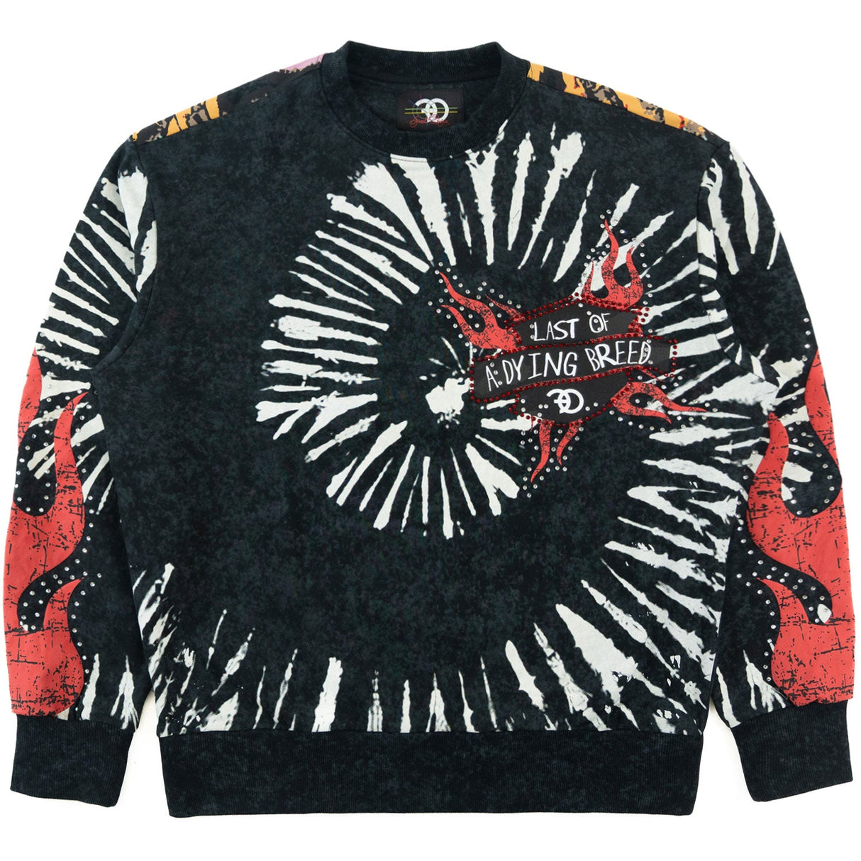 F4360 Dying Breed Crewneck Sweatshirt - Black From Makobi Jeans USA