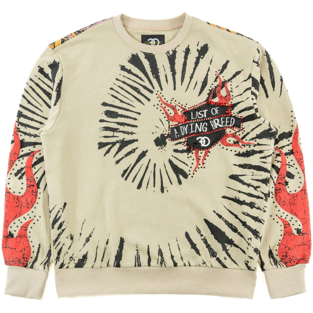 F4360 Dying Breed Crewneck Sweatshirt - Oat From Makobi Jeans USA