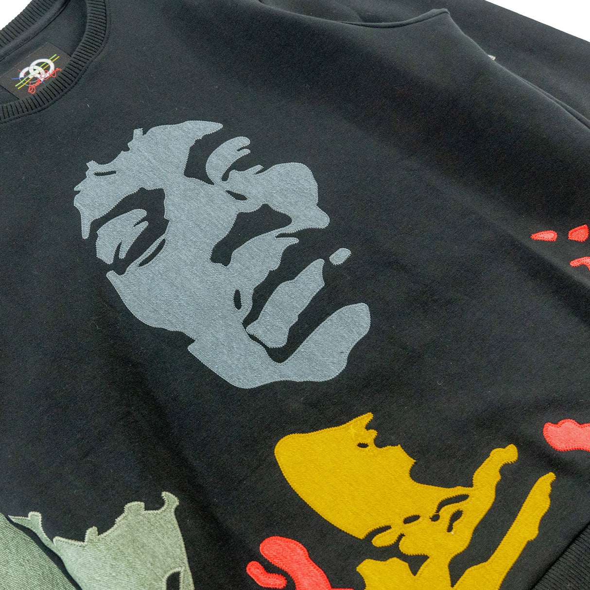 F4789 Hendrix 2024 Crewneck Sweatshirt - Black From Makobi Jeans USA